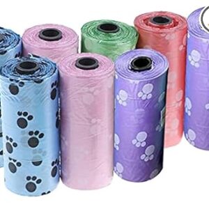Branzios 8 Roll Dog Poop Bags Extra Thick and Strong