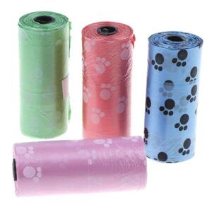 PETS EMPIRE 8 Roll Dog Poop Bags Extra Thick and Strong